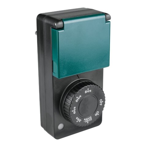 Programator czasowy analogowy z czujnikiem zmierzchu, IP44 DPM