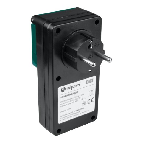 Programator czasowy analogowy z czujnikiem zmierzchu, IP44 DPM