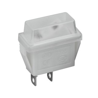 Przełącznik kołyskowy ON/OFF, IP44, 15 A, biały DPM