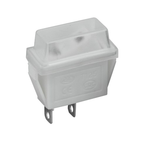Przełącznik kołyskowy ON/OFF, IP44, 15 A, biały DPM