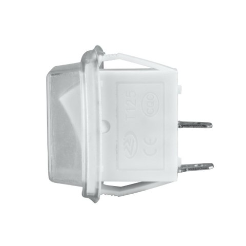 Przełącznik kołyskowy ON/OFF, IP44, 15 A, biały DPM