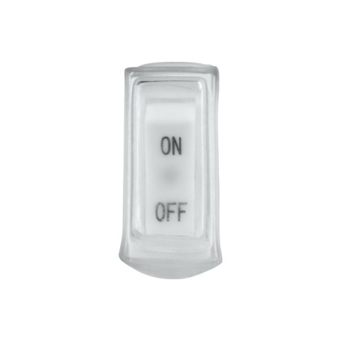 Przełącznik kołyskowy ON/OFF, IP44, 15 A, biały DPM