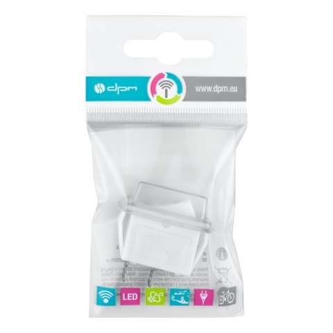 Przełącznik kołyskowy ON/OFF, IP44, 15 A, biały DPM