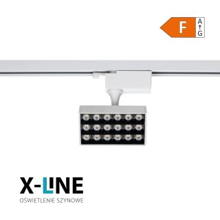 Reflektor szynowy LED, 10 W, 900 lm, 4000 K, biały, X-LINE DPM