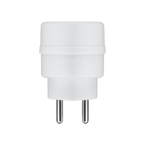 Rozgałęźnik elektryczny, 2 gniazda z uziemieniem, biały DPM