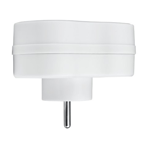 Rozgałęźnik elektryczny, 3 gniazda z uziemieniem, biały DPM