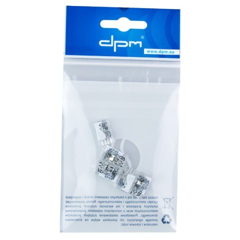 Szybkozłączka instalacyjna drut 2 x 0,5-2,5 mm2, 5 szt.