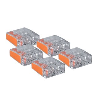 Szybkozłączka instalacyjna drut 3 x 0,5-2,5 mm2, 5 szt. DPM