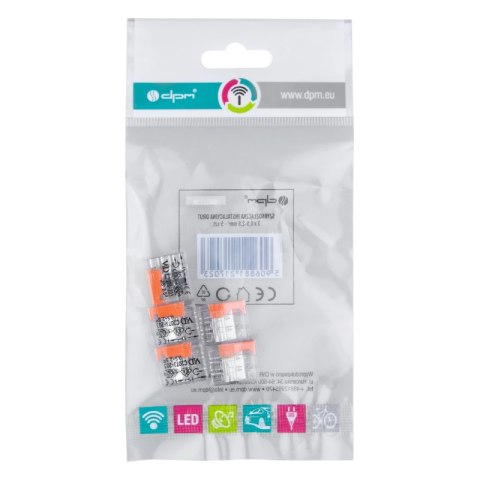Szybkozłączka instalacyjna drut 3 x 0,5-2,5 mm2, 5 szt. DPM