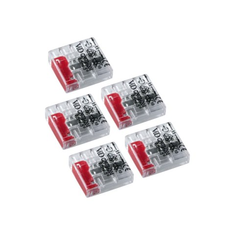 Szybkozłączka instalacyjna drut 4 x 0,5-2,5 mm2, 5 szt. DPM