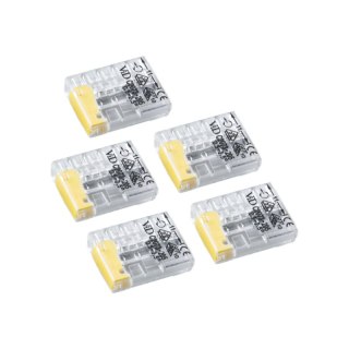 Szybkozłączka instalacyjna drut 5 x 0,5-2,5 mm2, 5 szt. DPM