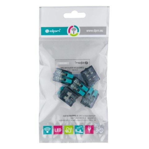 Szybkozłączka instalacyjna linka 2 x 4 mm2, 5 szt. DPM