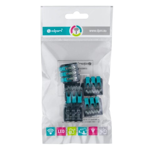 Szybkozłączka instalacyjna linka 3 x 4 mm2, 5 szt. DPM
