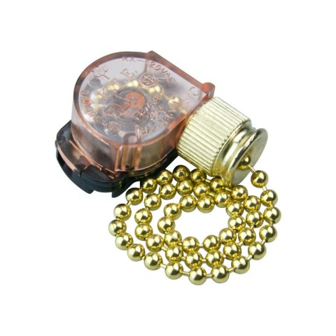 Wyłącznik koralikowy, 26 cm, mosiądzowany DPM