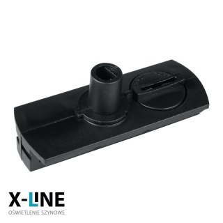 Złączka lampowa do szyny, czarna, X-LINE DPM