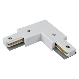 Złączka typu "L" do szyny natynkowej, zasilająca, biała, X-LINE DPM