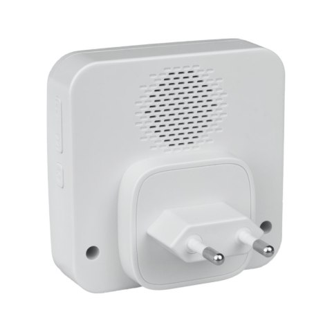 Dzwonek bezprzewodowy kinetyczny, odbiornik AC 230 V, biały, LUMIO