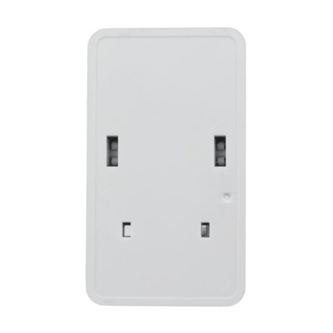 Dzwonek bezprzewodowy kinetyczny, odbiornik AC 230 V, biały, LUMIO