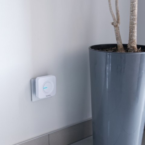 Dzwonek bezprzewodowy kinetyczny, odbiornik AC 230 V, biały, LUMIO