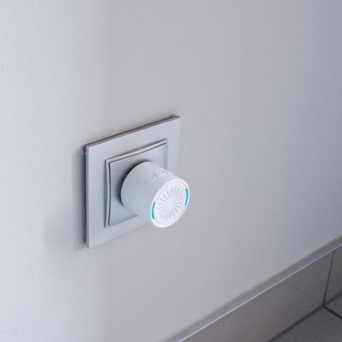 Dzwonek bezprzewodowy kinetyczny, odbiornik AC 230 V, biały, LUMIO