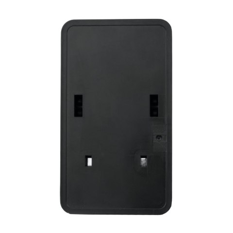 Dzwonek bezprzewodowy kinetyczny, odbiornik AC 230 V, czarny, LUMIO