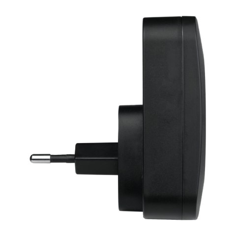 Dzwonek bezprzewodowy kinetyczny, odbiornik AC 230 V, czarny, LUMIO