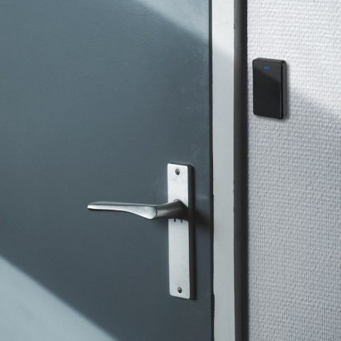 Dzwonek bezprzewodowy kinetyczny, odbiornik AC 230 V, czarny, LUMIO