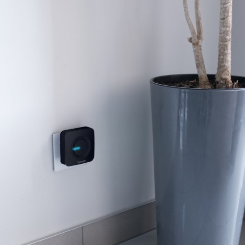 Dzwonek bezprzewodowy kinetyczny, odbiornik AC 230 V, czarny, LUMIO
