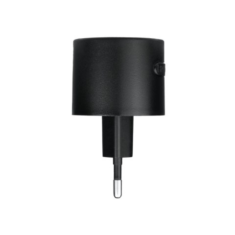 Dzwonek bezprzewodowy kinetyczny, odbiornik AC 230 V, czarny, LUMIO