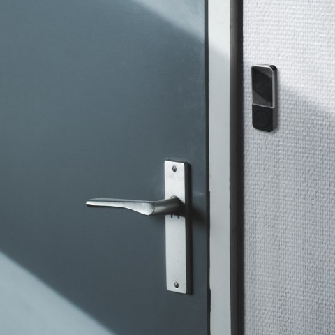 Dzwonek bezprzewodowy kinetyczny, odbiornik AC 230 V, czarny, LUMIO