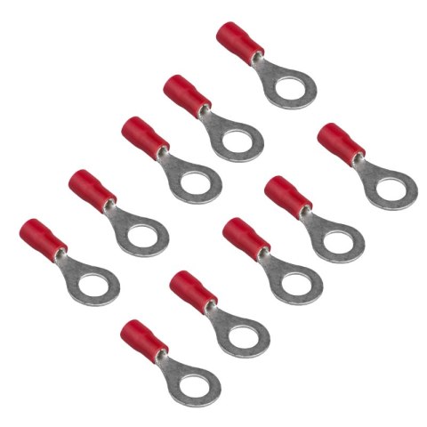 Izolowana końcówka oczkowa, maksymalny przekrój 1mm2, oczko śrubowe: M6, torebka foliowa po 10 szt.