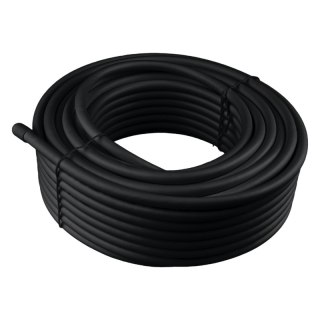 Kabel koncentryczny żelowany RG6, 1.02 mm Cu, 20 m, czarny