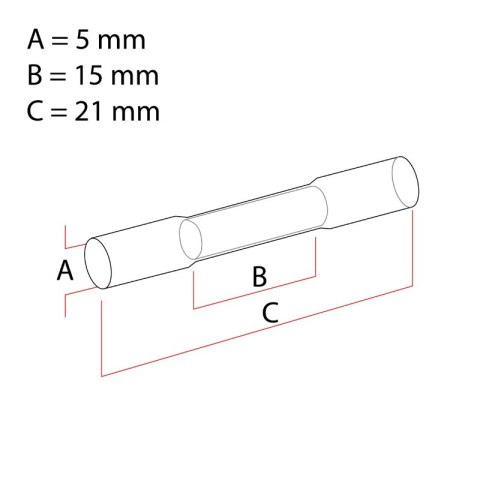 Konektor izolowany cylindryczny, 2,5 mm2, niebieski, 10 szt.