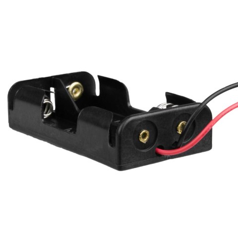 Koszyk na baterie, płaski, 2 x AA