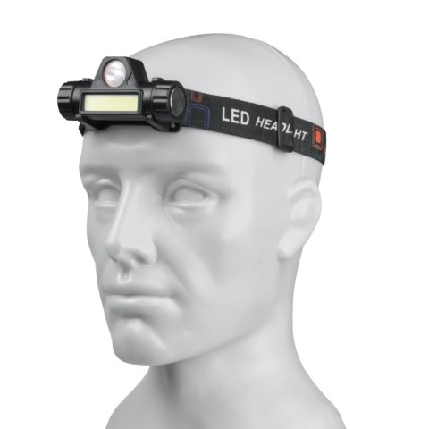 Lampa czołowa COB/XPE, ładowalna, 100 lm DPM