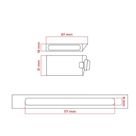 Lampa czołowa COB/XPE, ładowalna, 400 lm, 1200 mAh