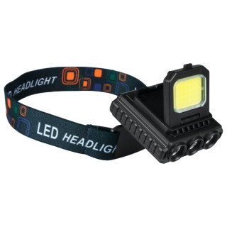 Lampa czołowa LED/COB, ładowalna, 130 lm DPM