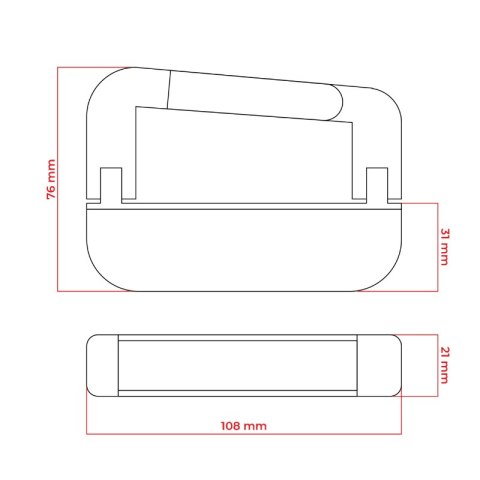 Lampa robocza COB z powerbankiem, ładowalna, 200 lm, 1200 mAh