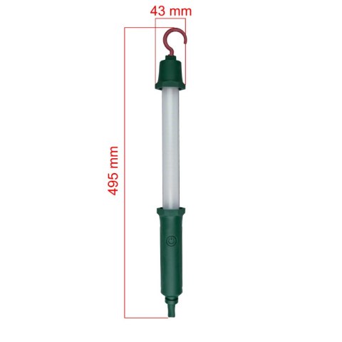 Lampa robocza LED, 670 lm, 6500 K, AC 230 V~