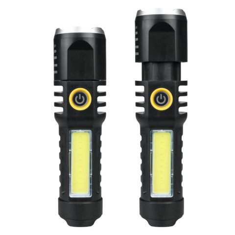 Latarka aluminiowa COB/XPE, ładowalna, 150 lm, 500 mAh DPM