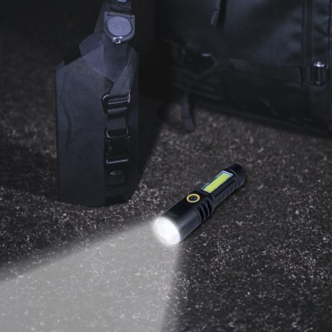 Latarka aluminiowa COB/XPE, ładowalna, 150 lm, 500 mAh DPM