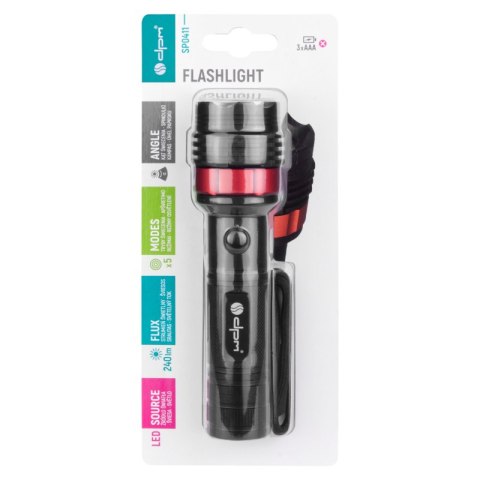 Latarka aluminiowa LED, 240 lm, 3 x AAA DPM