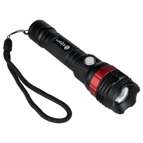 Latarka aluminiowa LED, ładowalna, 250 lm DPM