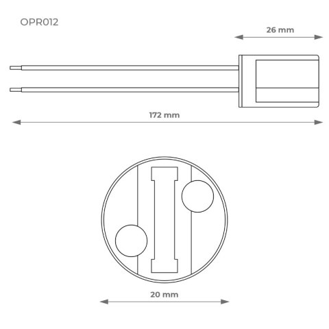 Oprawka G9 z kablem DPM