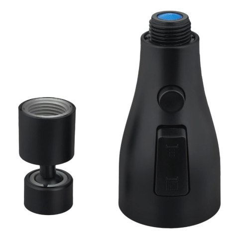 Perlator do baterii z przegubem, czarny, XL1077B, Noveen NOVEEN