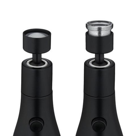 Perlator do baterii z przegubem, czarny, XL1077B, Noveen NOVEEN