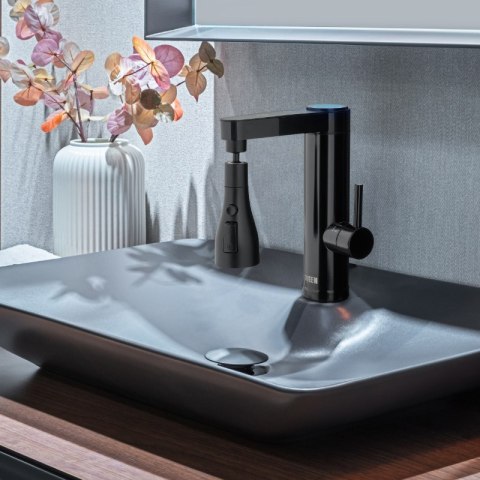 Perlator do baterii z przegubem, czarny, XL1077B, Noveen NOVEEN