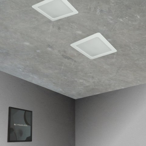 Plafon LED 2 w 1, 18 W, 1900 lm, 3000K-4000K-6000K, IP54, kwadratowy, biały DPM