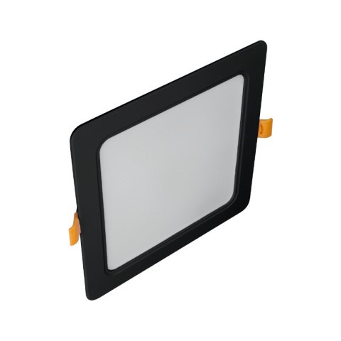 Plafon LED 2 w 1, 18 W, 1900 lm, 3000K-4000K-6000K, IP54, kwadratowy, czarny DPM