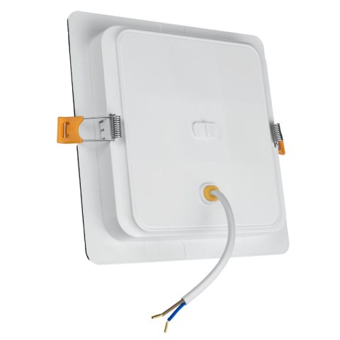 Plafon LED 2 w 1, 18 W, 1900 lm, 3000K-4000K-6000K, IP54, kwadratowy, czarny DPM